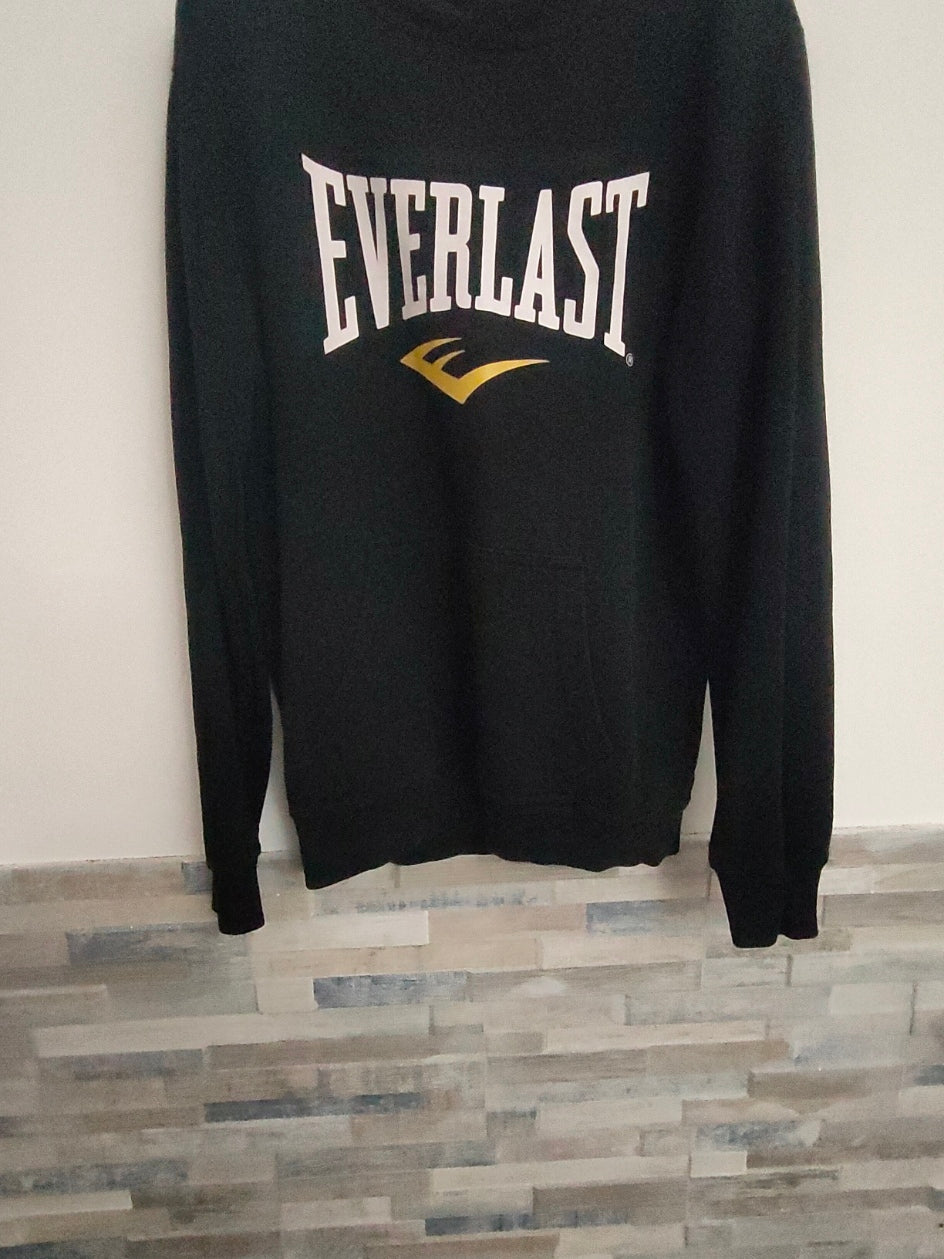Felpa Everlast Nera con Cappuccio – Stile Sportivo e Comfort EURO 15,00